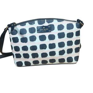 Kate Spade New York Millie Grove Street Crossbody Bag in Black Pink & White